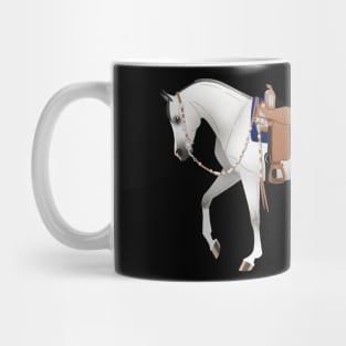 Gray Western Pleasure Arabian - Equine Rampaige Mug